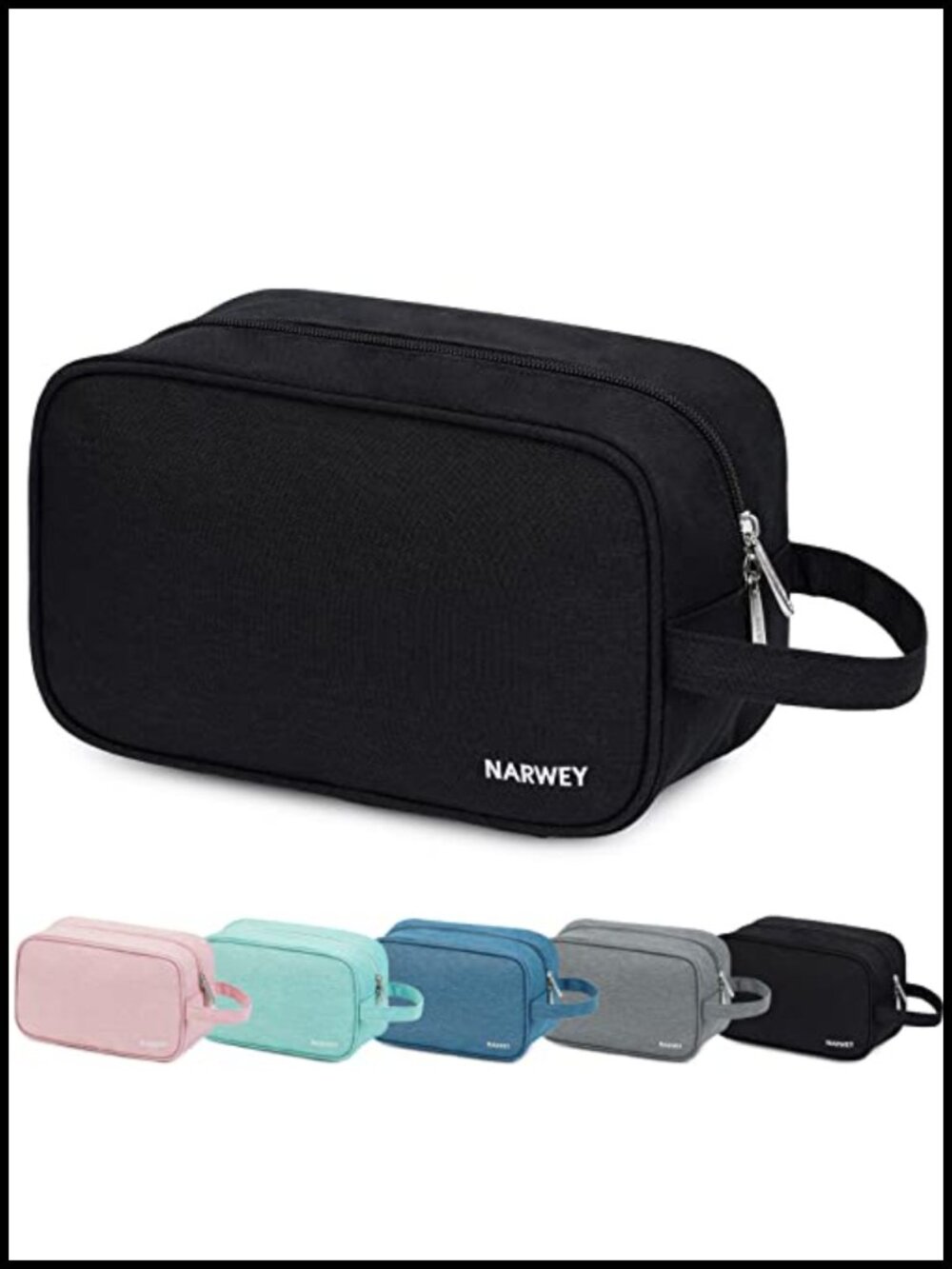 Travel Toiletry Bag Water-Resistant Dopp Kit Cosmetic Organizer